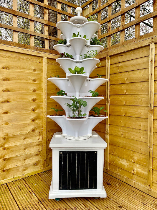 Acqua Garden 2 - 'Garden in a Box' - Automated Solar Powered Self-Watering Vertical Growing System