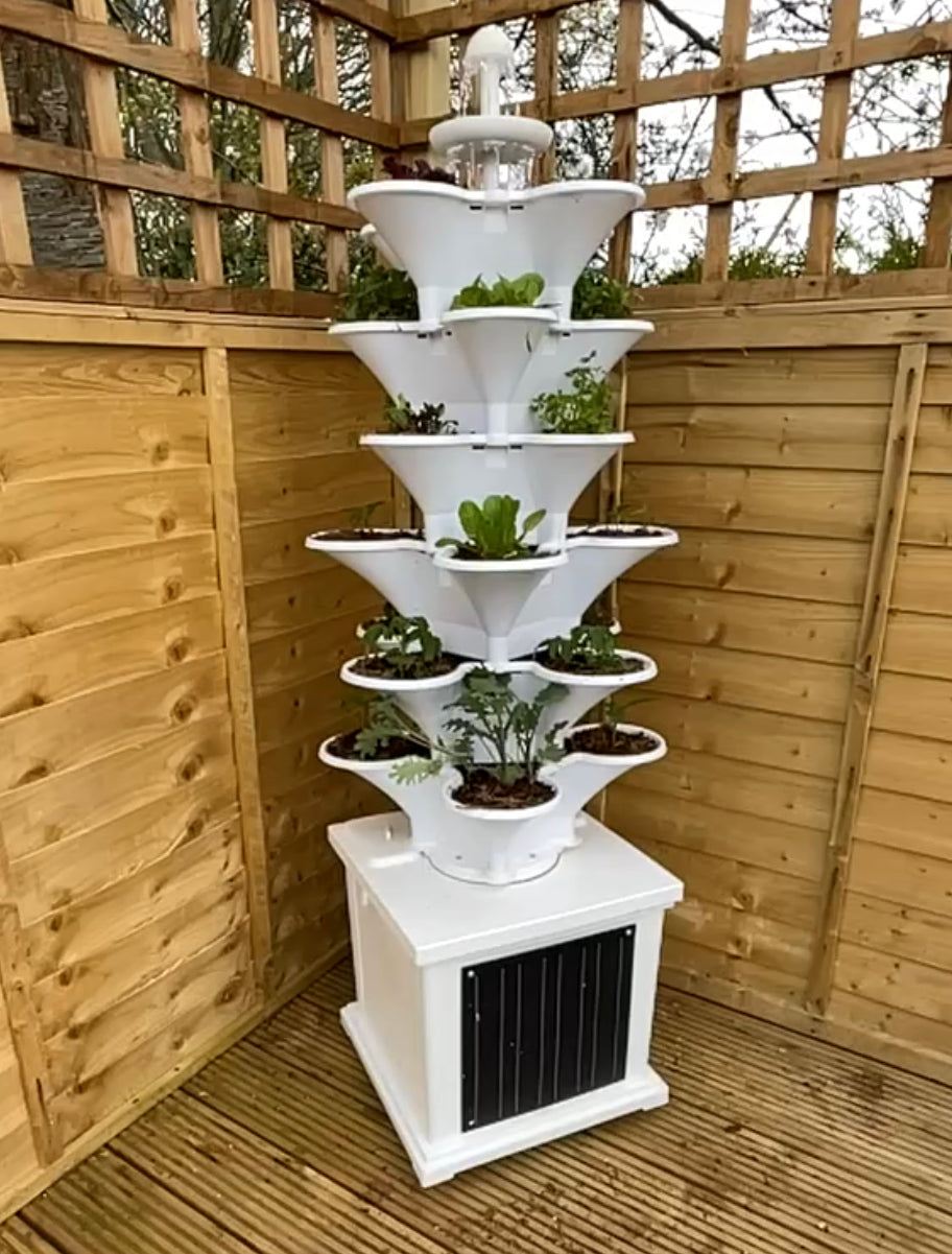 Acqua Garden 2 - 'Garden in a Box' - Automated Solar Powered Self-Watering Vertical Growing System